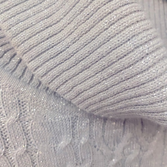 Shimmer Cable Knit Sweater - Picture 2 of 3